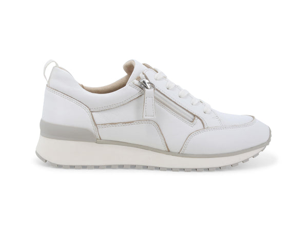 Melluso Donna Scarpe Basse Estive Lacci e Zip Tomaia Pelle Bianca K60101BK-234287